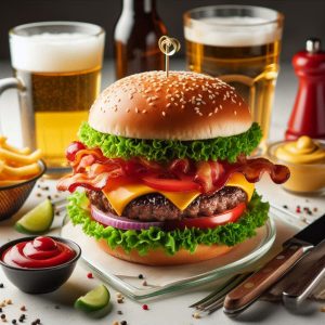 Hamburguesa Angus Bacon